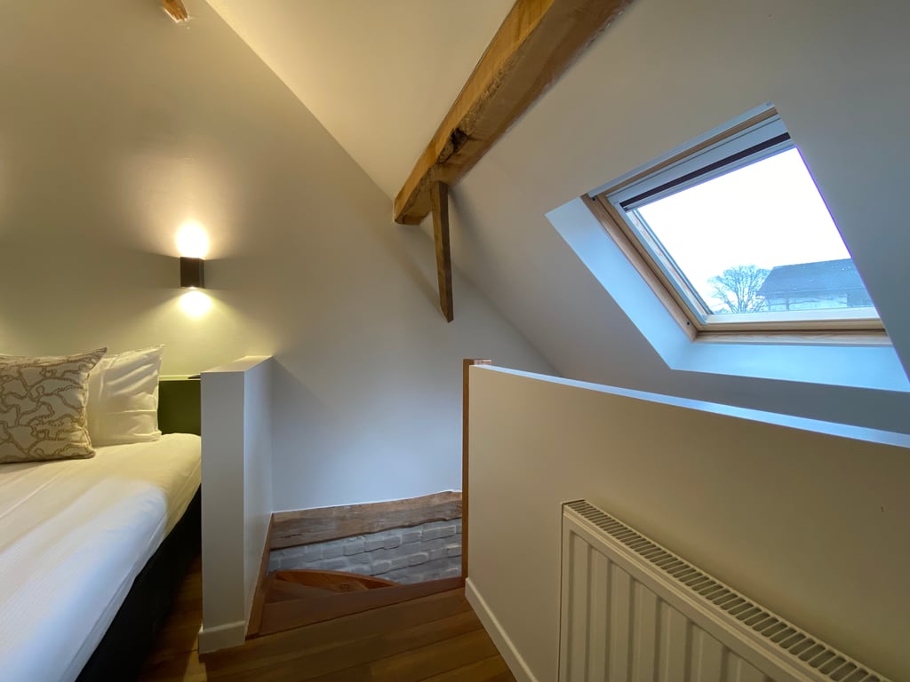 Hoogmolen Verblijf Suite A3 Slaapkamer Deco · Landgoed De Hoogmolen in Oudsbergen